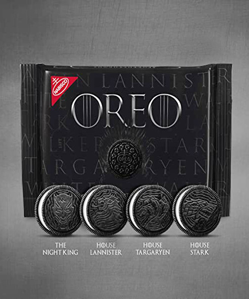 Game Of Thrones Themed Classic Chocolate Sandwich Cookies